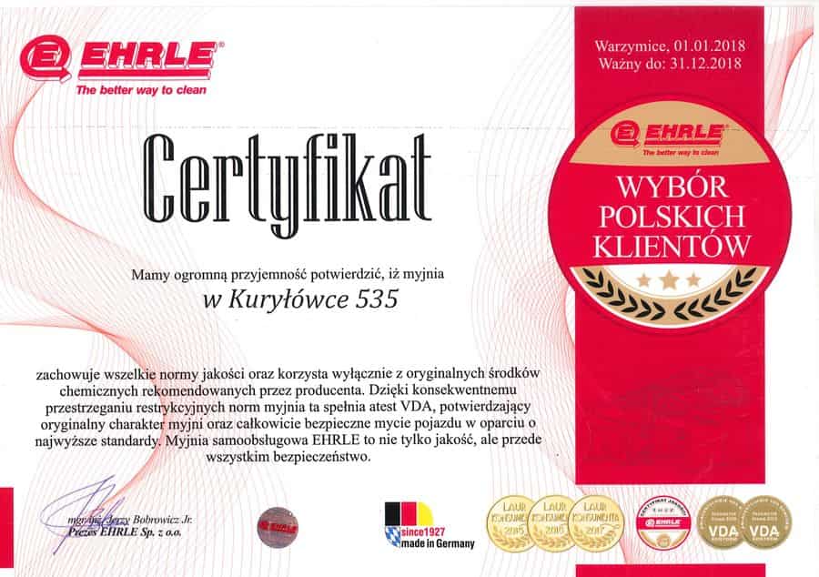 certyfikat